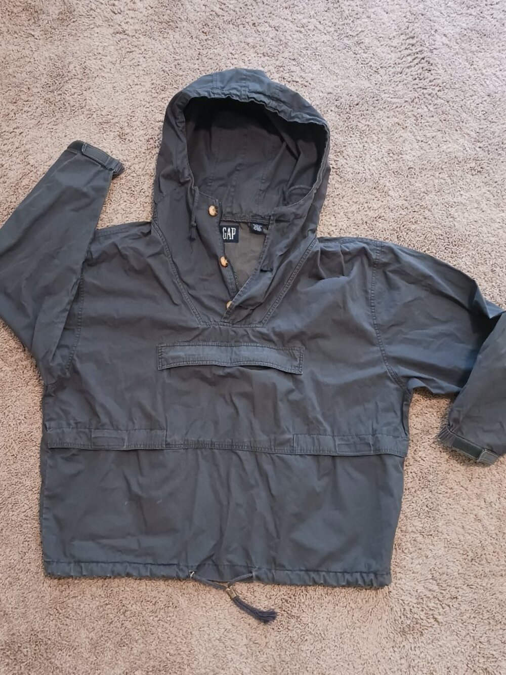 90s GAP anorak cotton hoodie wind breaker